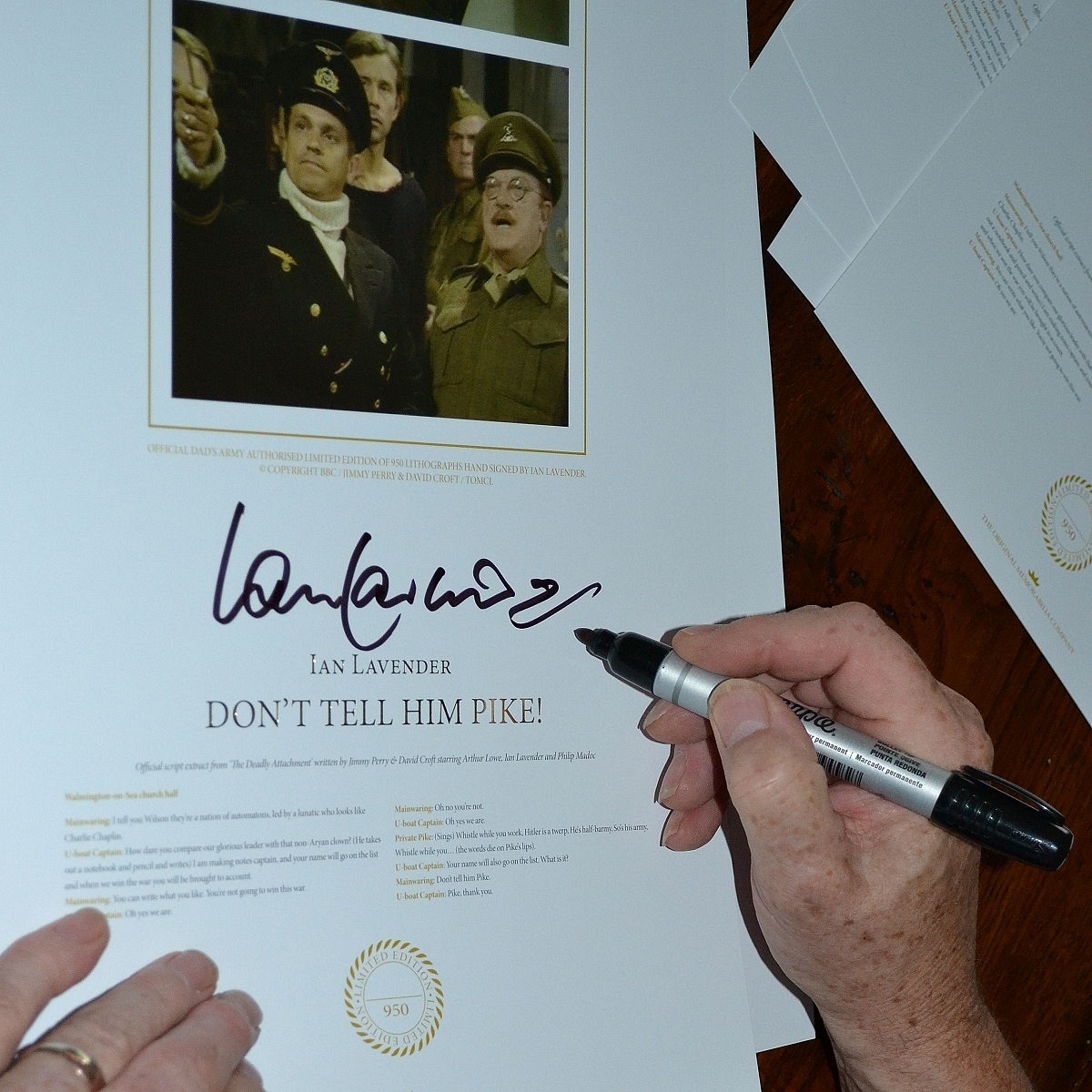 Signed Don't Tell Him Pike limited edition