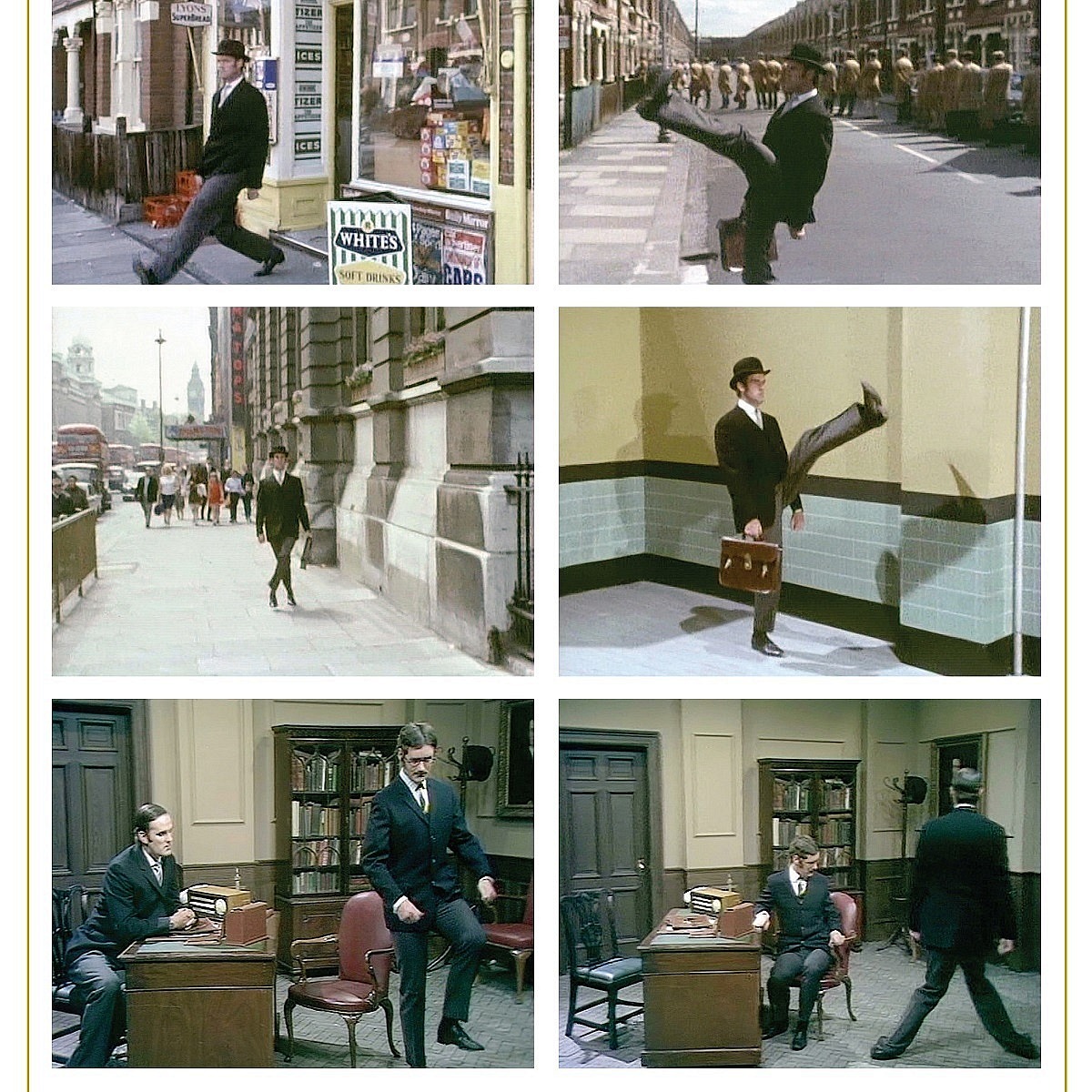 Silly Walks framed