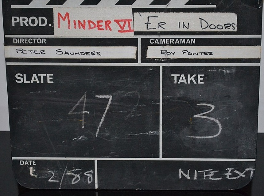 Minder 'Er Indoors' Clapperboard