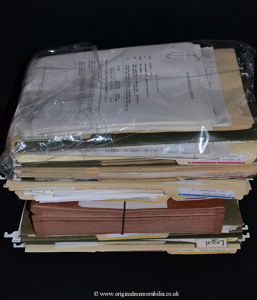 A unique dossier of hundreds of pages for The Jacksons An American Dream
