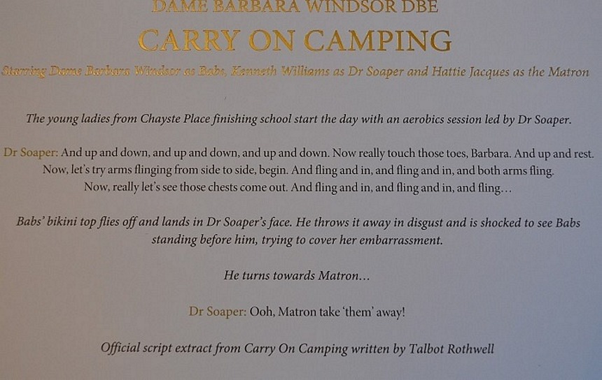 Carry On Camping