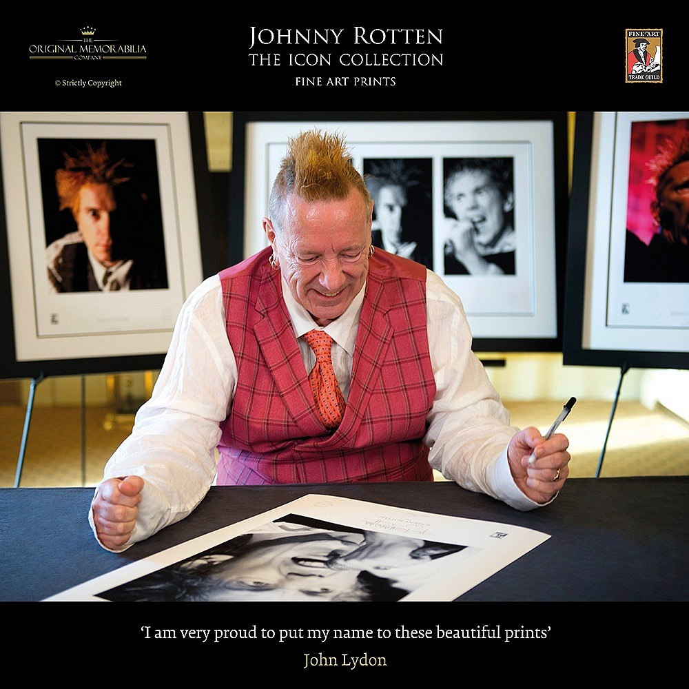 JOHNNY ROTTEN 1983 - B&W