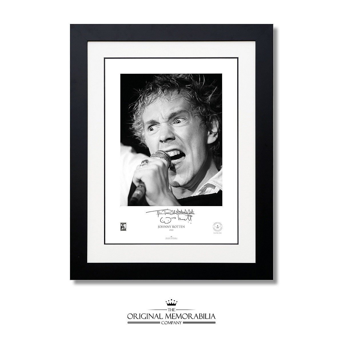 JOHNNY ROTTEN 1983 - B&W