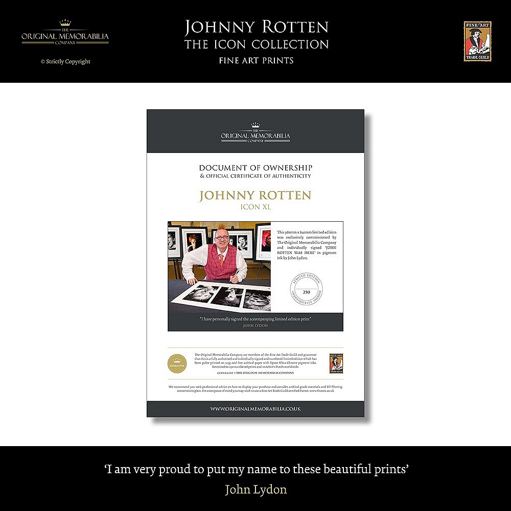 JOHNNY ROTTEN ICON (XL)