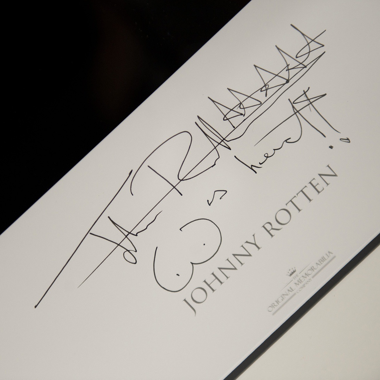 Johnny Rotten 'Washington' Number 5 - Framed